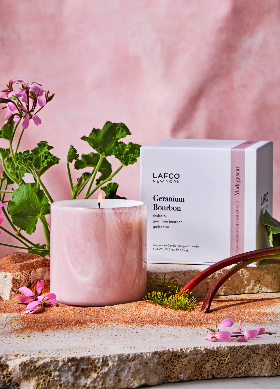 Geranium Bourbon Signature Candle