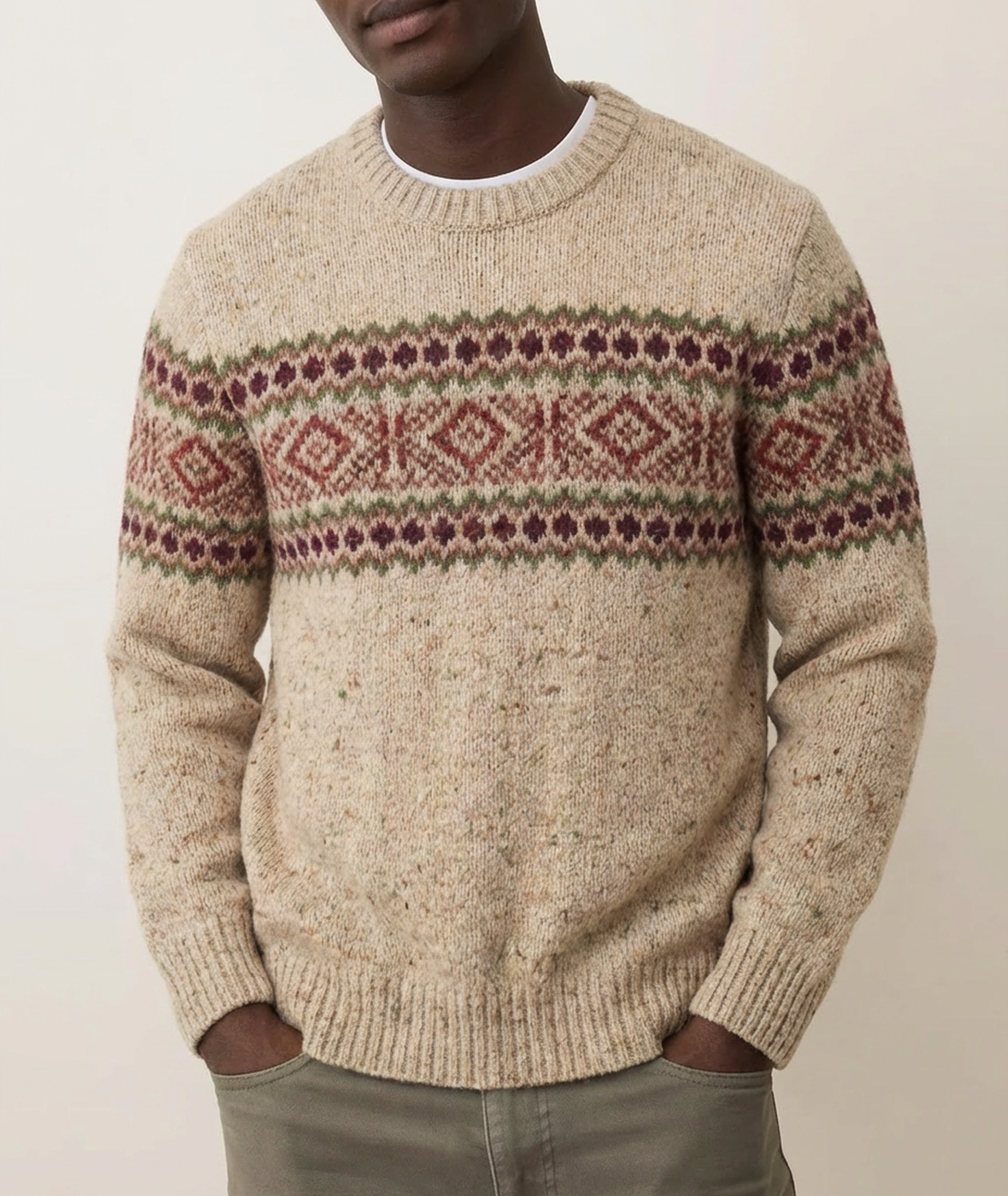 DONEGAL FAIR ISLE SWEATER